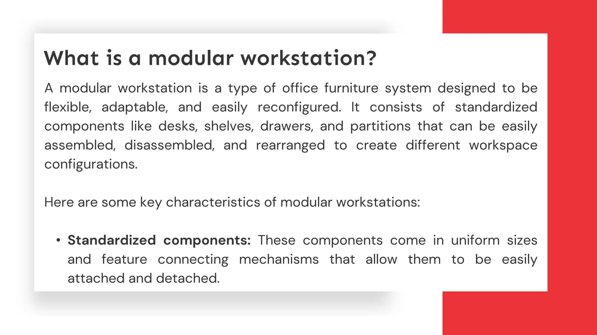 Modular Workstation Wonders for Your Office | PPTX