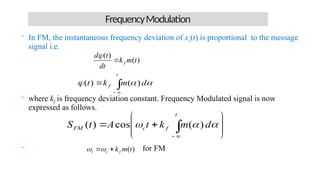 Modulation, AM, FM and PM Modulation, AM, FM and PM.pptx
