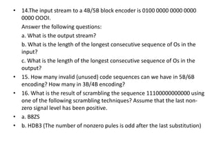 Modulation and multiplexing question mcq | PPT