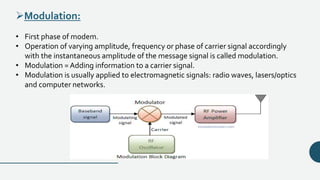 Modulation demodulation assignment | PPTX