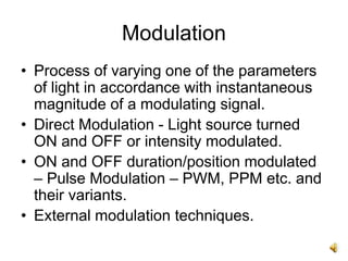 Modulation of light | PPT