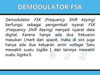 Modulator dan demodulator fsk | PPTX