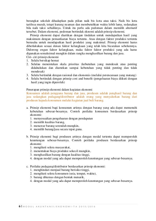 Modul Bab I Kelas X Mia