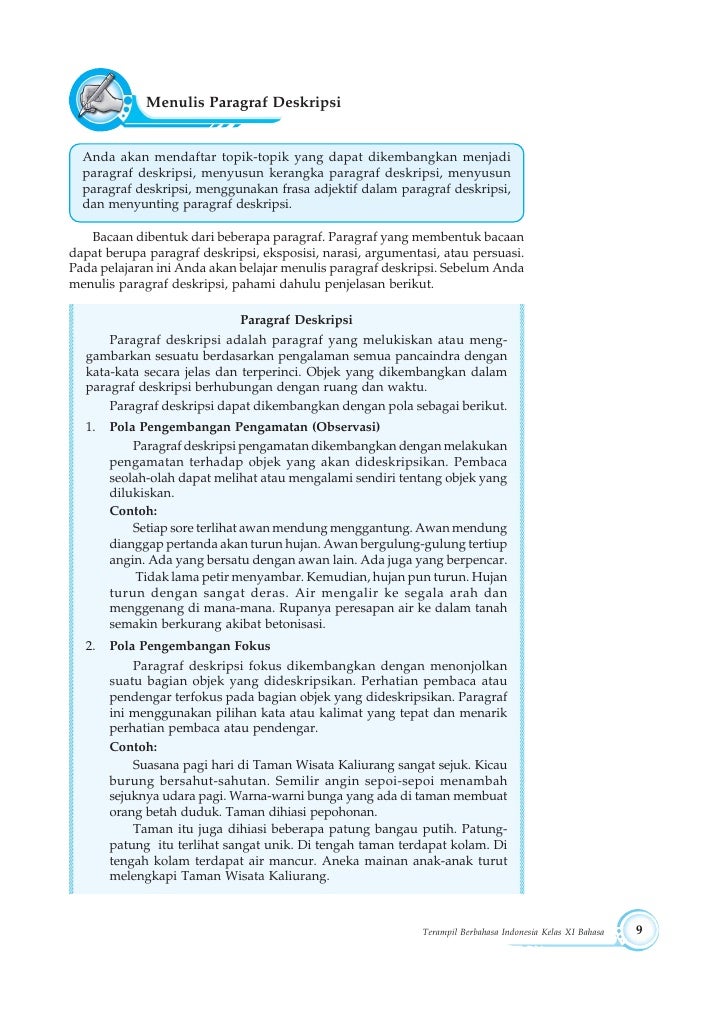 Modul Bahasa Indonesia Kelas 11