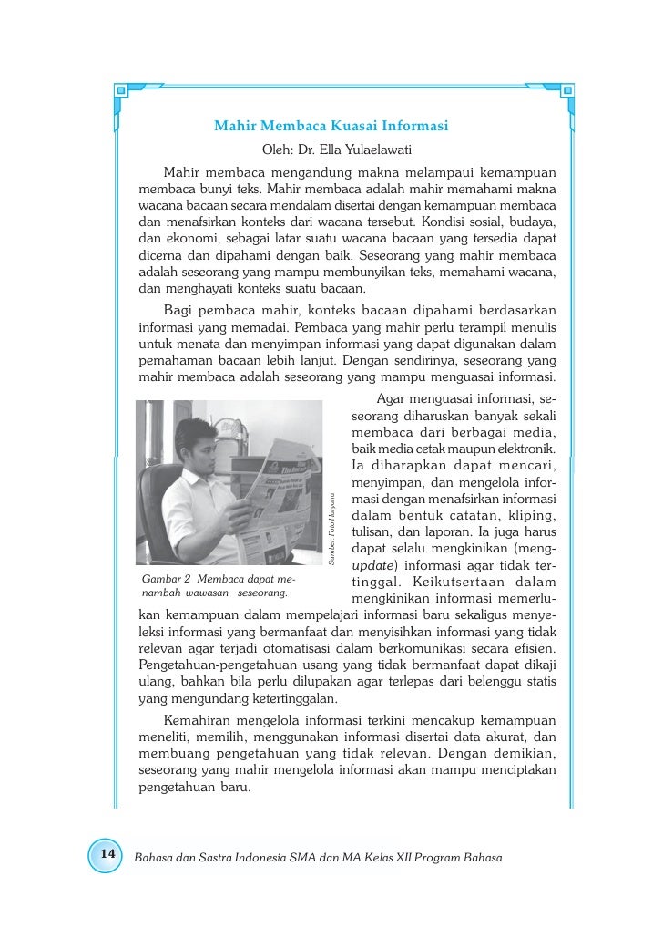 Modul bahasa indonesia kelas 12