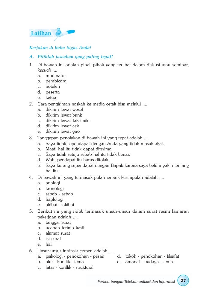 Modul bahasa indonesia kelas 12