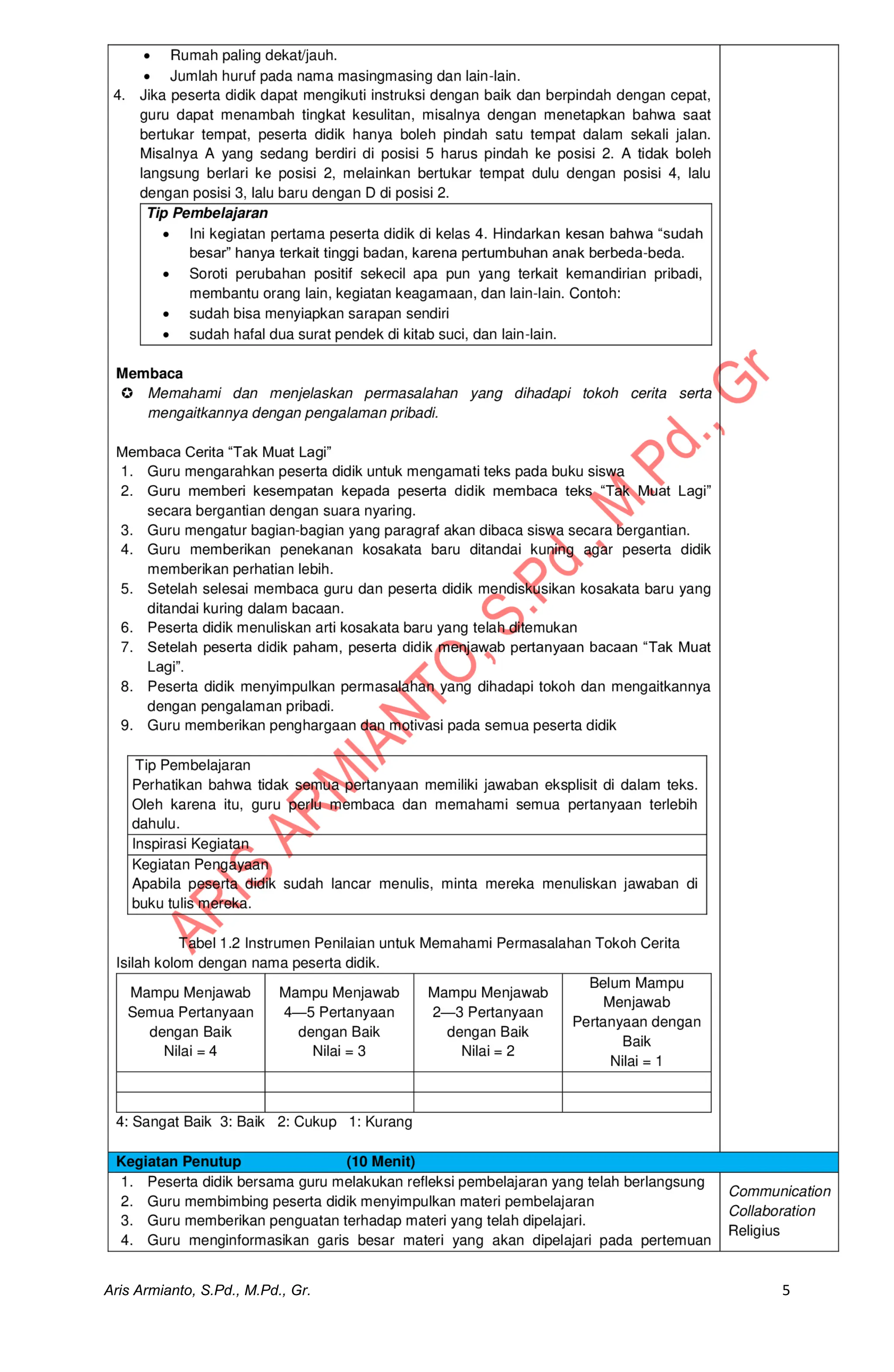 MODUL AJAR BAHASA INDONESIA KELAS 4 KURIKULUM MERDEKA.pdf