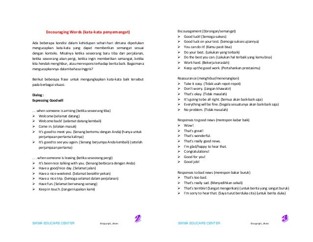 Modul bahasa inggris conversation elementary