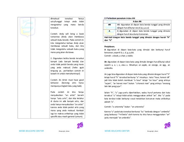 Modul bahasa inggris tingkat dasar I