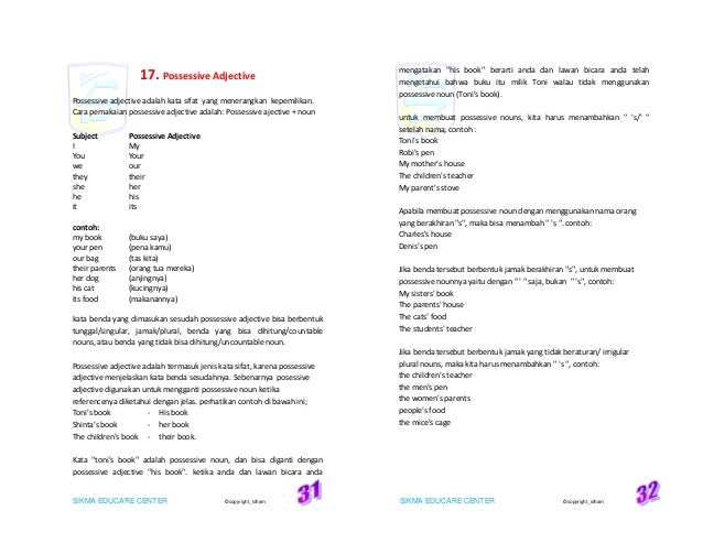 Modul bahasa inggris tingkat dasar I