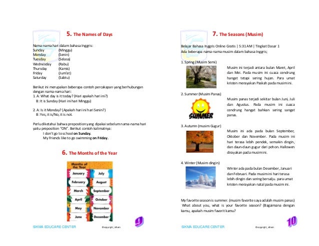 Modul bahasa inggris tingkat dasar I