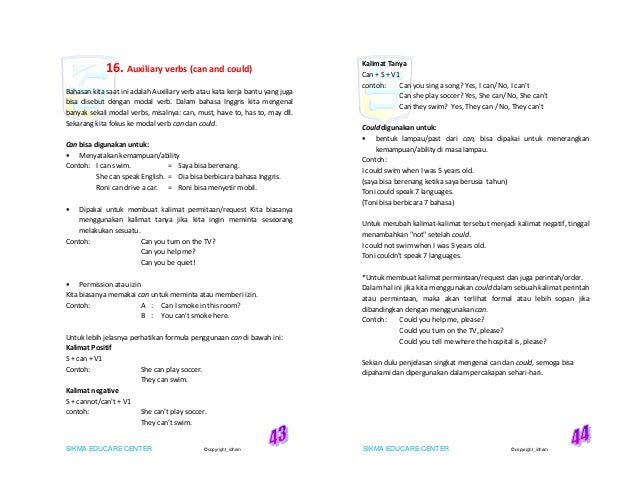 Modul Bahasa Inggris Tingkat Dasar II