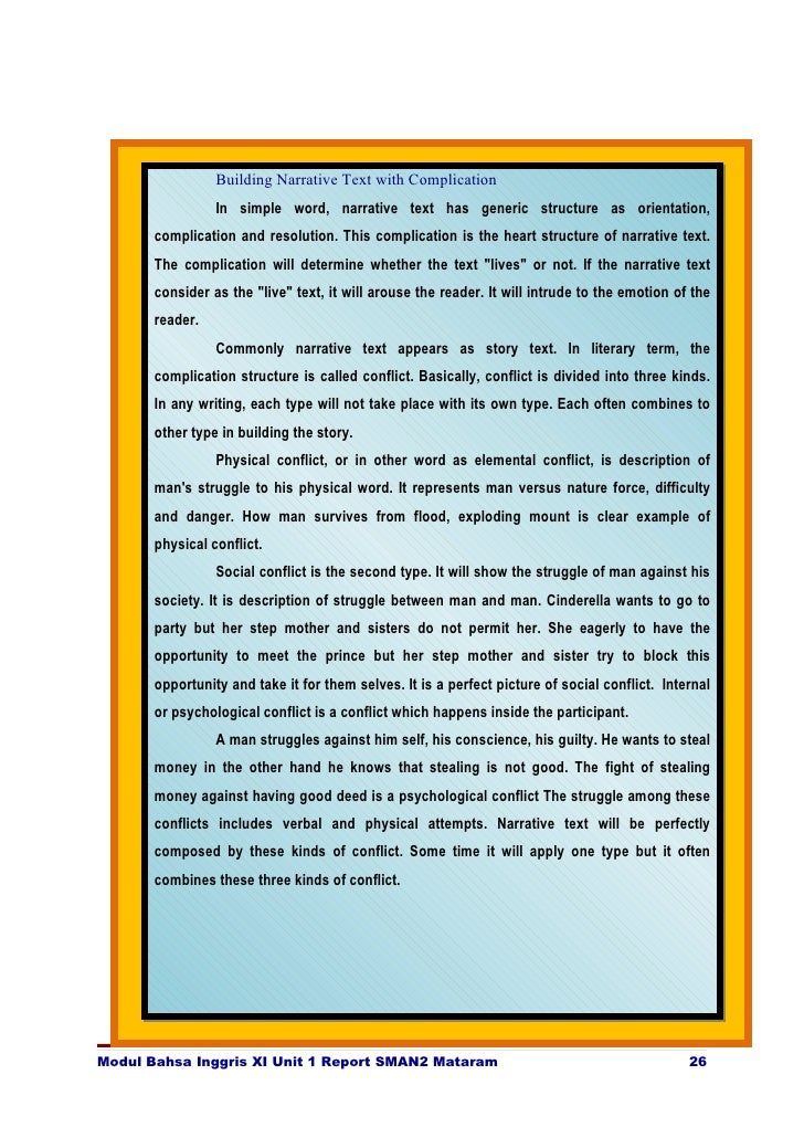 Contoh text narrative story telling cinderella modul 