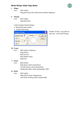 Modul belajar page maker | PDF