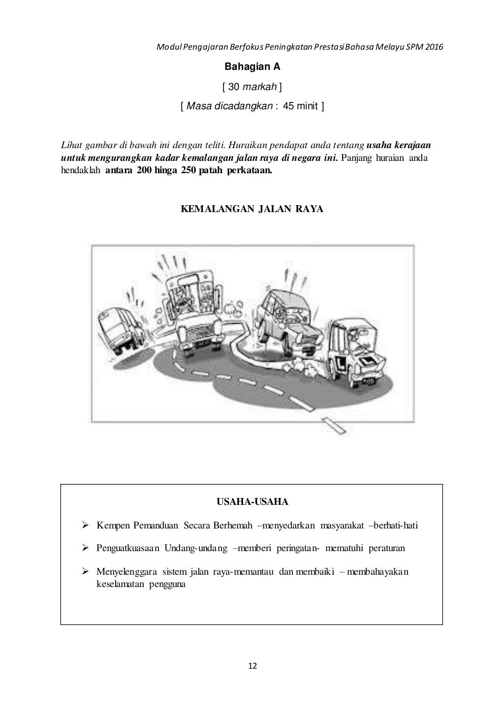 Modul berfokus bm spm 2016 kertas 1