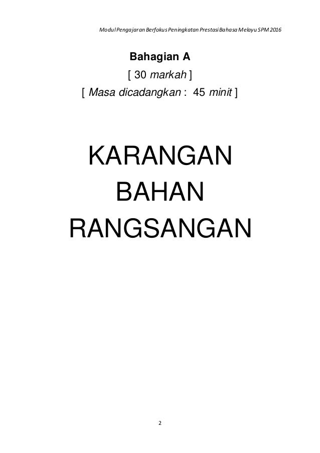 Modul Berfokus Bm Spm 2016 Kertas 1