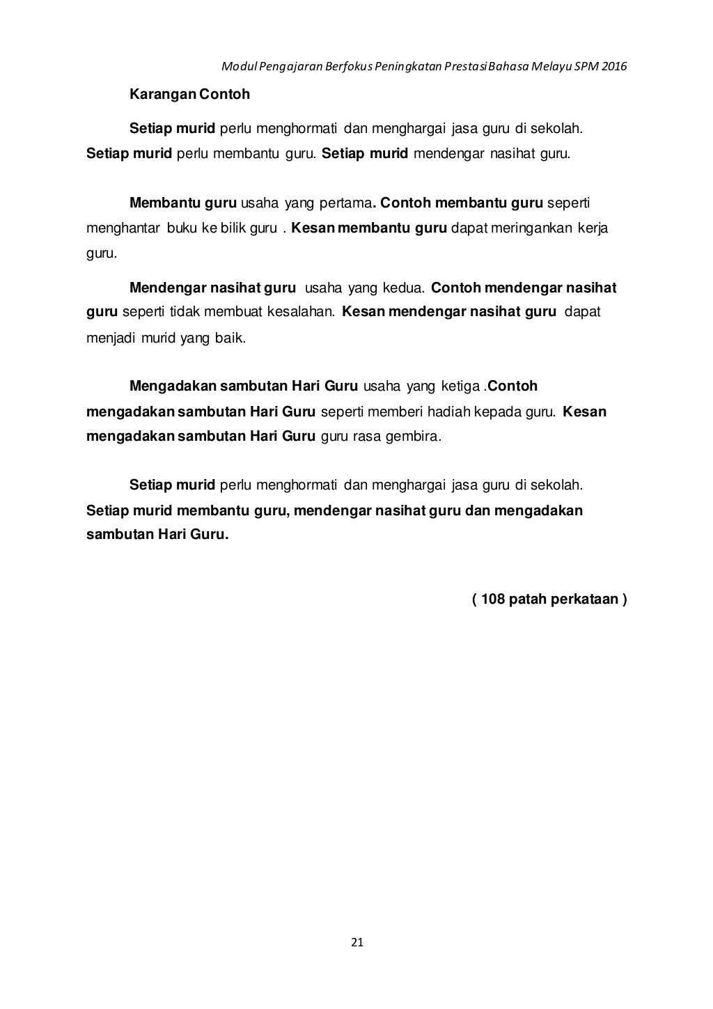 Modul berfokus bm spm 2016 kertas 1