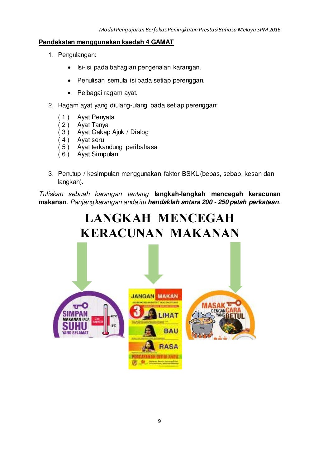 Modul berfokus bm spm 2016 kertas 1