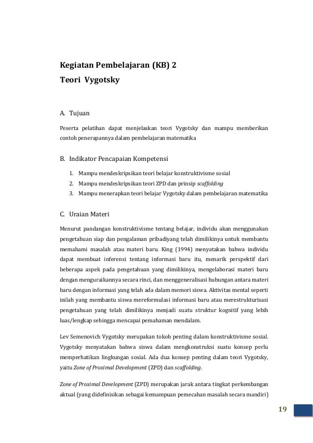 Materi GPO Matematika SMP Modul B