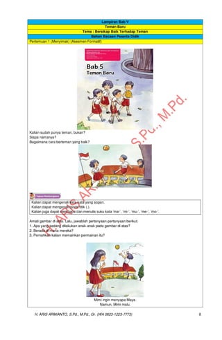 MODUL AJAR BAHASA INDONESIA KELAS 1 KURIKULUM MERDEKA CP 032.pdf