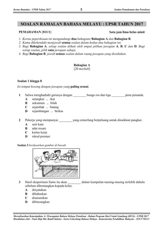 Modul Bm Upsr Tn Hj Ramli Sabran Gcbm
