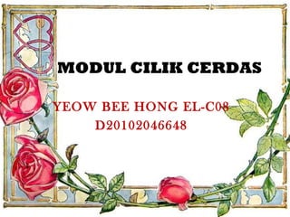 MODUL CILIK CERDAS YEOW BEE HONG EL-C08 D20102046648 