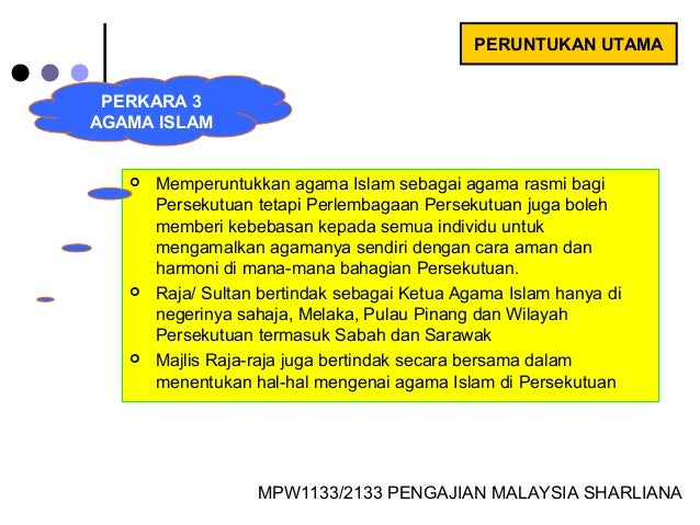 Pengajian Malaysia: Modul c subtopik 5 8 perlembagaan ...