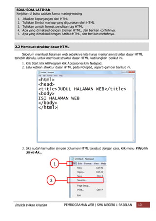 Modul dasar web | DOCX