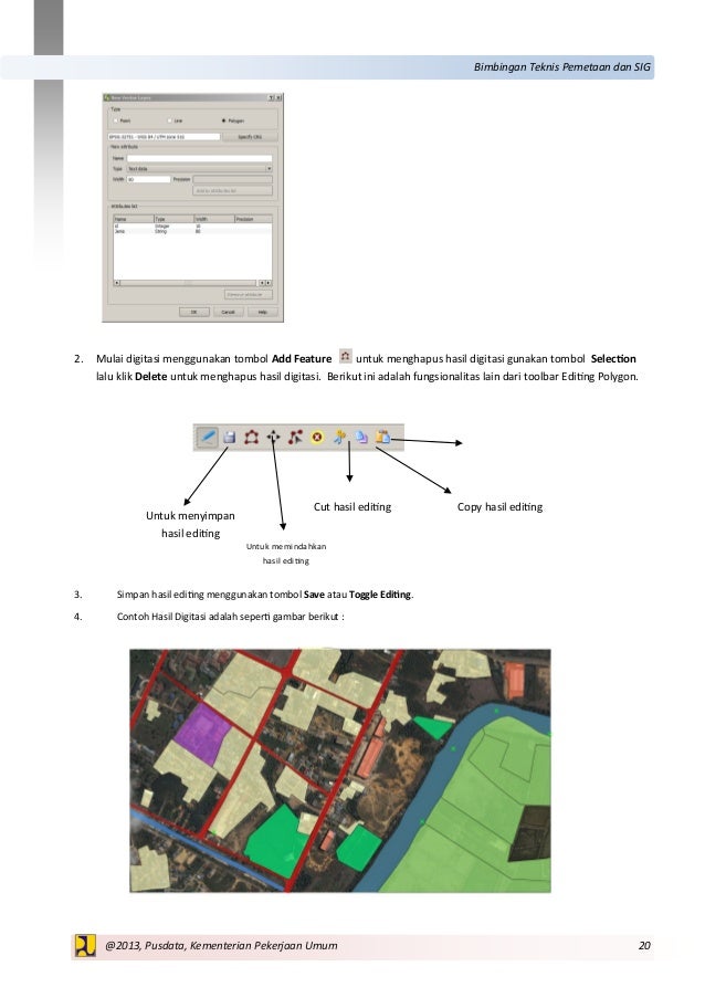 Modul Quantum GIS 1.8 Pusdata Kementerian PU