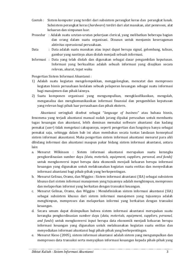 Modul diktat kuliah sia