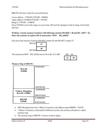 15CS44 MP & MC Module 1 | PDF