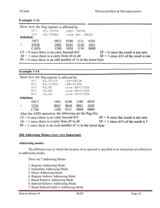 15CS44 MP & MC Module 1 | PDF