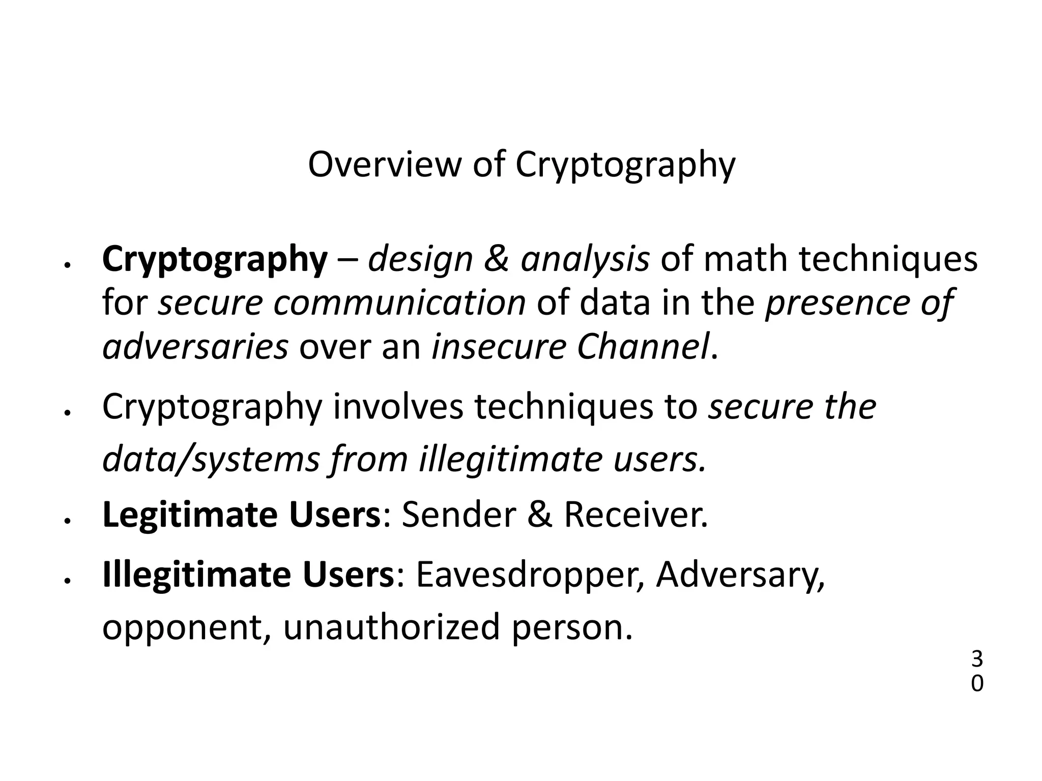 Module-1.ppt cryptography and network security | PPT