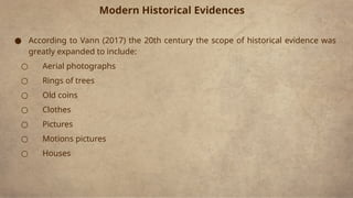 Past Source Evidence Understanding History Using Primary and Secondary Sources | PPTX