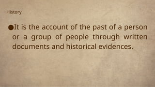 Understanding History Using Primary and Secondary Sources | PPTX