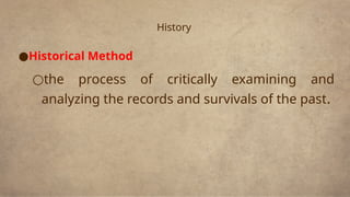 Understanding History Using Primary and Secondary Sources | PPTX