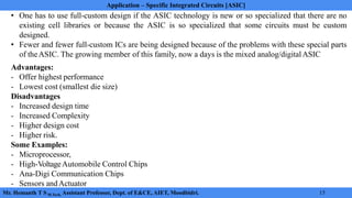 Application Specific Integrated Circuit Module 1 Notes | PDF