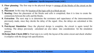 Application Specific Integrated Circuit Module 1 Notes | PDF