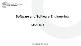 SEPM BCS501 - RVITM Module -1 presentation | PPTX