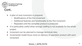 SEPM BCS501 - RVITM Module -1 presentation | PPTX