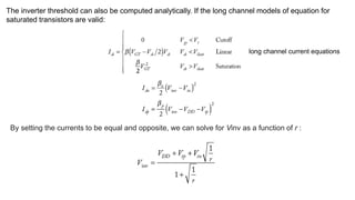 Comprehensive MOS Transistor Theory and I-V Characteristics Explained | PDF