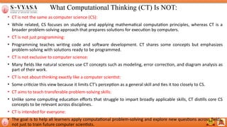 Comprehensive Introduction to Computational Thinking and Problem ...
