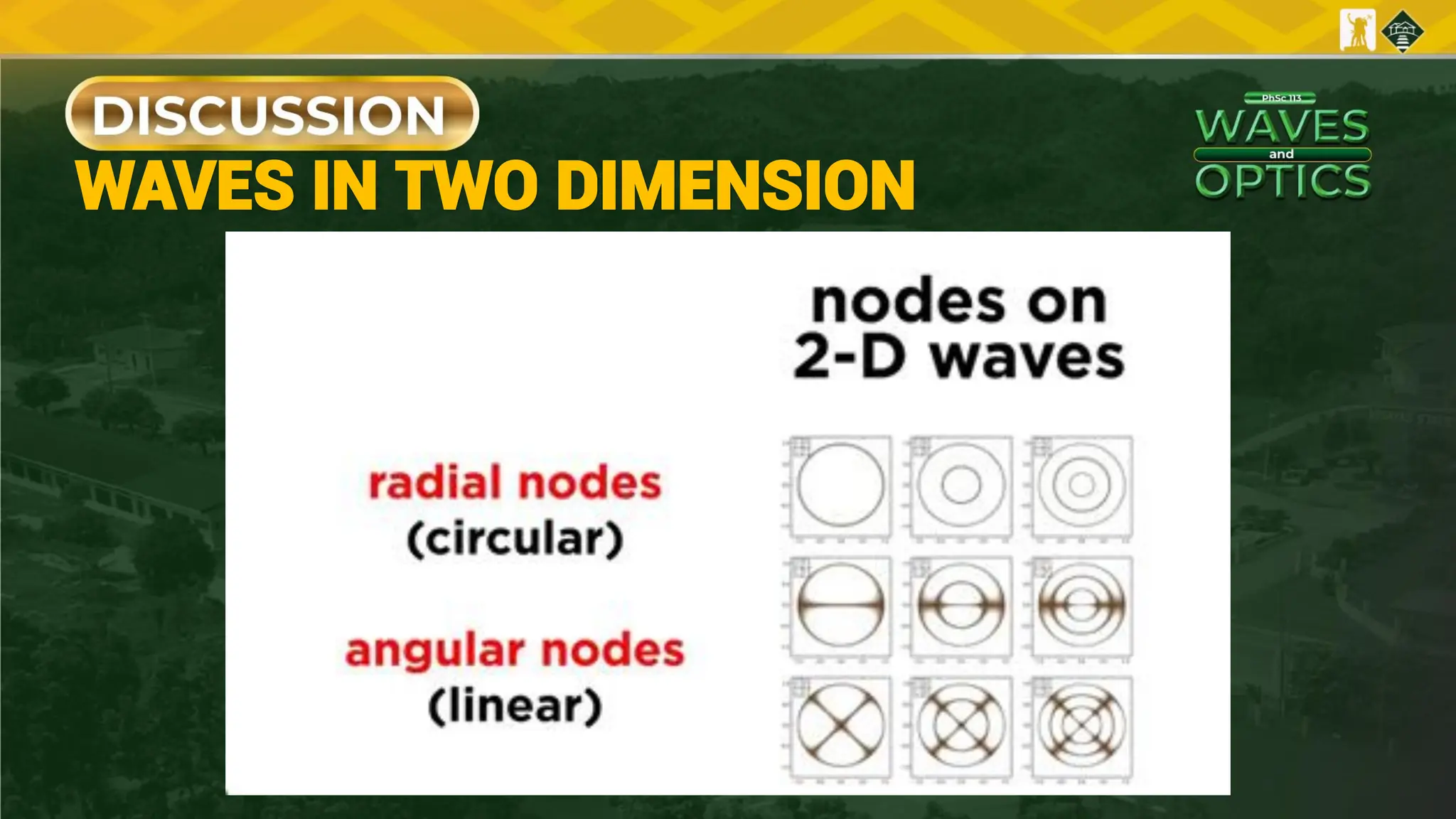 WAVES IN TWO DIMENSION
 