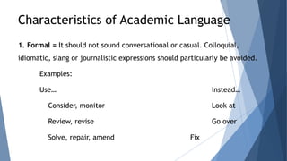 Module-1-Lesson-1-Academic-Language-used-from-Various-Disciplines-Copy ...
