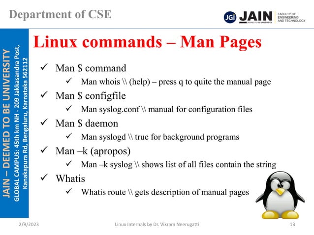 Introduction to Linux & Basic Commands | PDF | Operating Systems ...