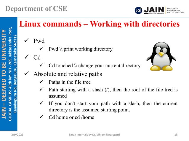 Introduction to Linux & Basic Commands | PDF | Operating Systems ...