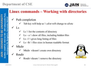 Introduction to Linux & Basic Commands | PDF | Operating Systems ...