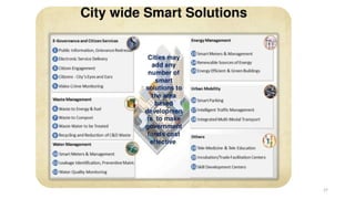 Overview of Smart City and Urban Planning Concepts | PPTX