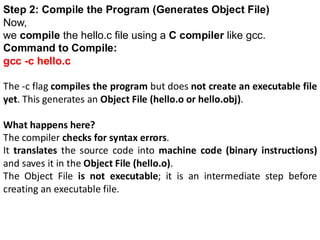 Gcc Simple Syntax Comprehensive Introduction to C Programming Language Fundamentals and ...