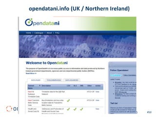 opendatani.info (UK / Northern Ireland)




           Linked Government Data @ Ontotext   Oct 2010   #50
 